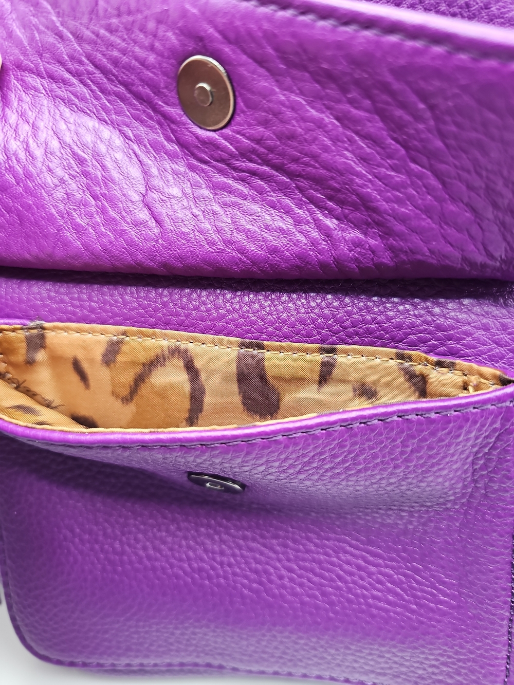 AIMEE KESTENBERG Purple Leather Shoulder Bag - NEW OLD STOCK - Picture 11 of 16